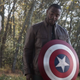 Anthony Mackie as Sam Wilson, the new Captain America.